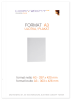 ulotka A3, druk dwustronny 4+4, folia mat dwustronna, papier kredowy 170 g, 1000 sztuk  
